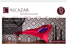Tablet Screenshot of alcazarfinewoods.com